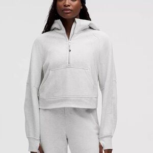 Lululemon Scuba hoodie in heathered Core Ultra Light Grey size s/xs